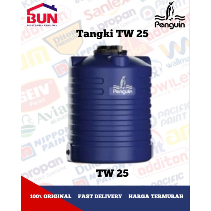 Tangki Air | Toren | Tandon | Toren Penguin Blow 250 Liter TW 25