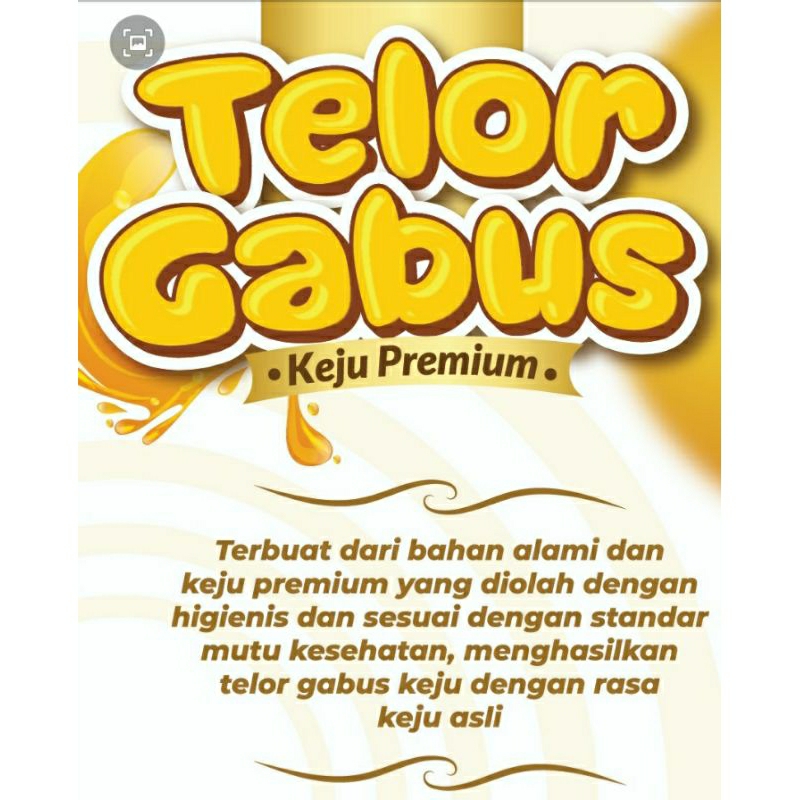 

Cemilan Sehat Telor Gabus Keju Premium NO MSG