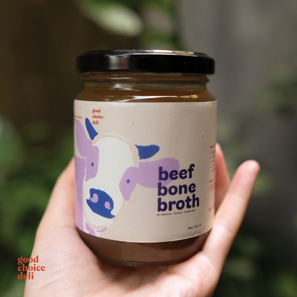 

Beef Bone Broth MPASI Unsalted 210ml | Kaldu Tulang Sapi Premium | BB & Immune Booster Anak / Dewasa - Good Choice Deli