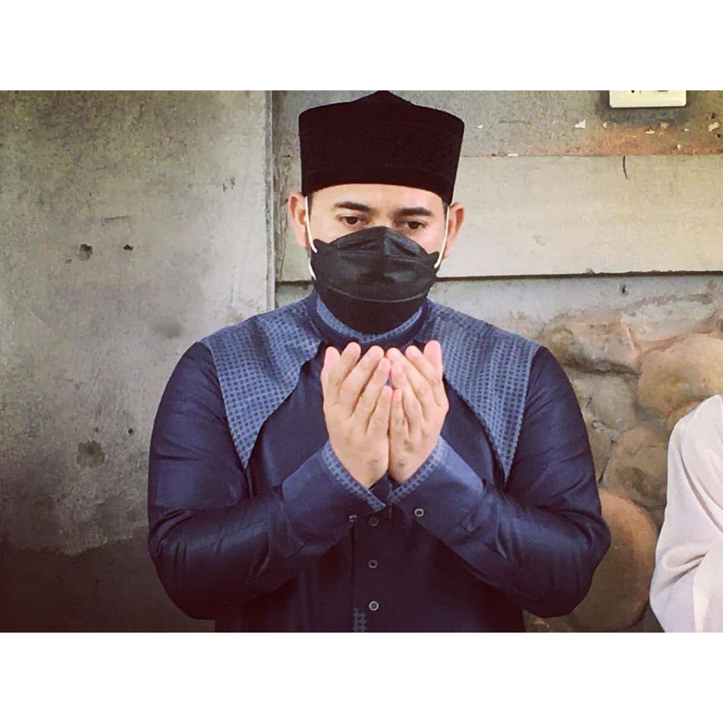 Songkok Bulat Cheng Ho / Songkok Bulat Hoki Hitam Model Laksamana Chengho