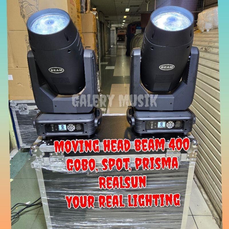 LAGI PROMO - Moving Head Beam 400 - Gratis Hardcase 2in1 dalam 1 box isi 2unit beam