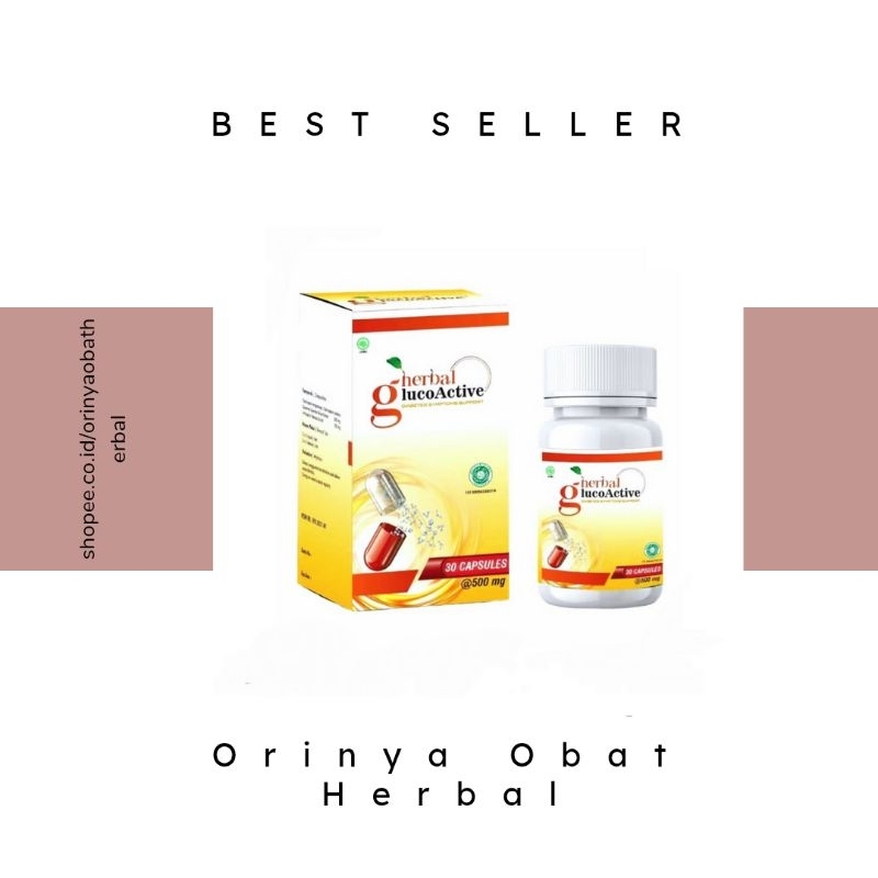 Glucoactive Obat Diabetes Atasi Kencing Manis Asli 100% Original Glucoactive Herbal