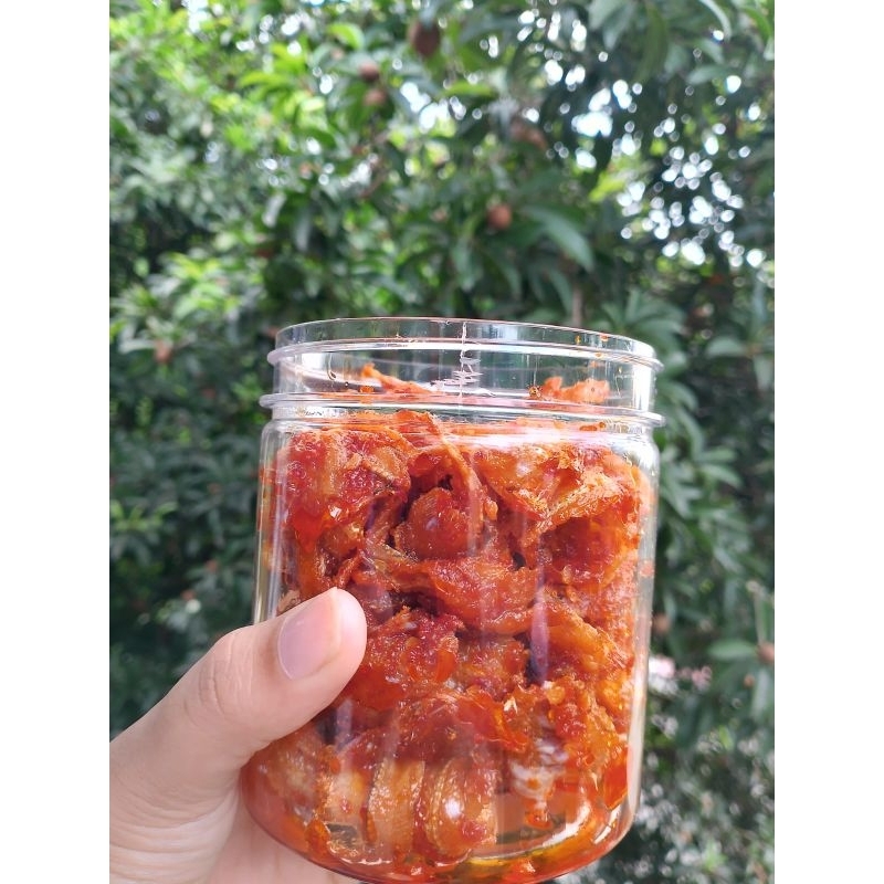 

Ikan Teri Kipas Balado, netto 150 gr