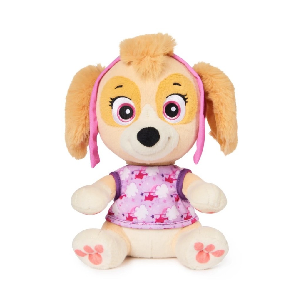 Boneka PAW Patrol Bedtime Plush with Reversible Outfit Skye