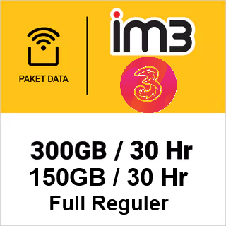 [PROMO] Kouta 3 (TRI) 300GB Full Reguler Nasional 30 Hari