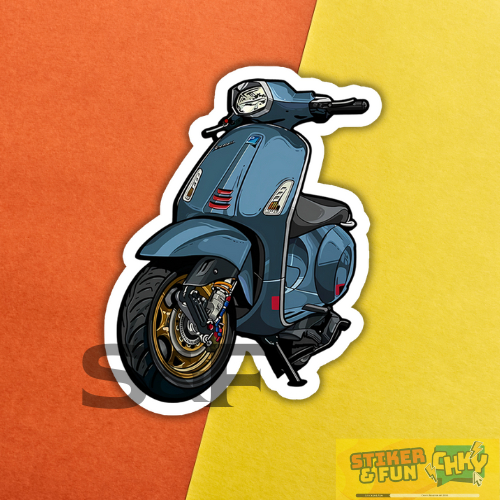

Stiker Sticker Vinyl Laminasi VESPA MATIC Vol 1