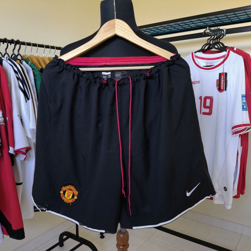 Celana Jersey Menchyster Unaitid Home Away 2007 2008-09 PI (L) Original Baju Bola Asli Rare Langka S