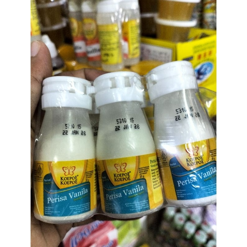 

perisa vanila koepoe koepoe isi 6 botol
