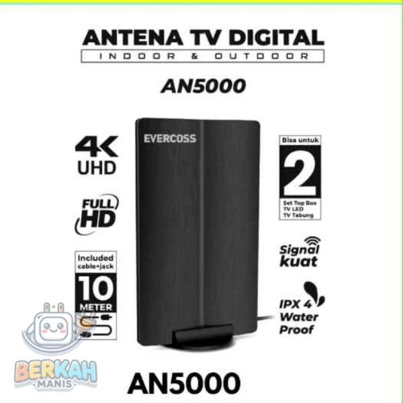 Evercoss antena TV digital AN 5000/An-500/Antena Tv digital evercoss