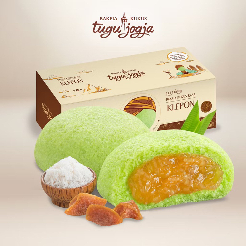 

Bakpia Kukus Tugu Jogja Klepon Travel Pack Original isi 10 pcs