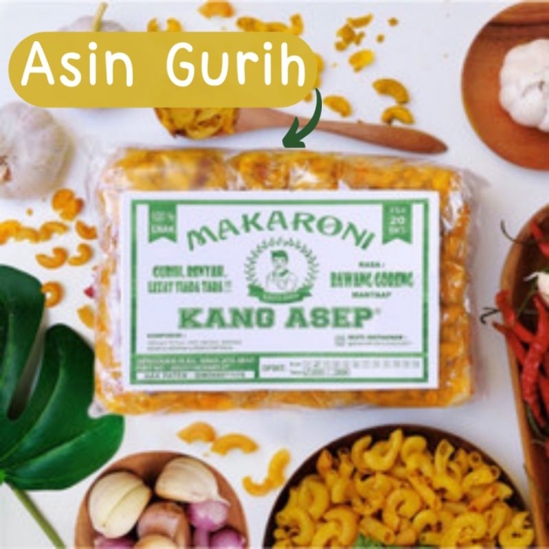 

makaroni asep pedas asin dan asin gurih 1pack isi 20pcs