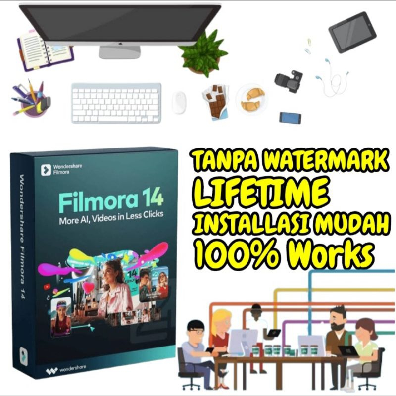 Filmora 14 Full Version Tanpa Watermark Aktif Selamanya