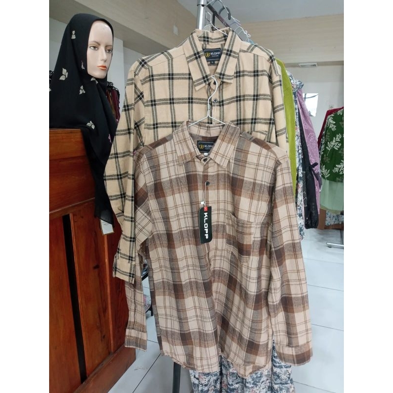 Atasan Wanita|Kemeja Wanita|Kemeja kotak kotak