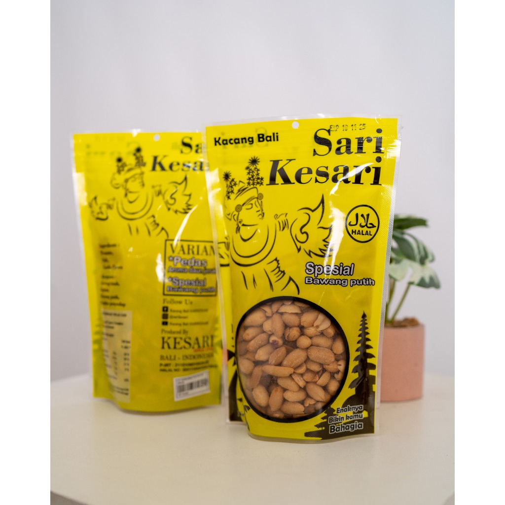 

THE KERANJANG BALI - KACANG KAPRI BAWANG PUTIH POUCH