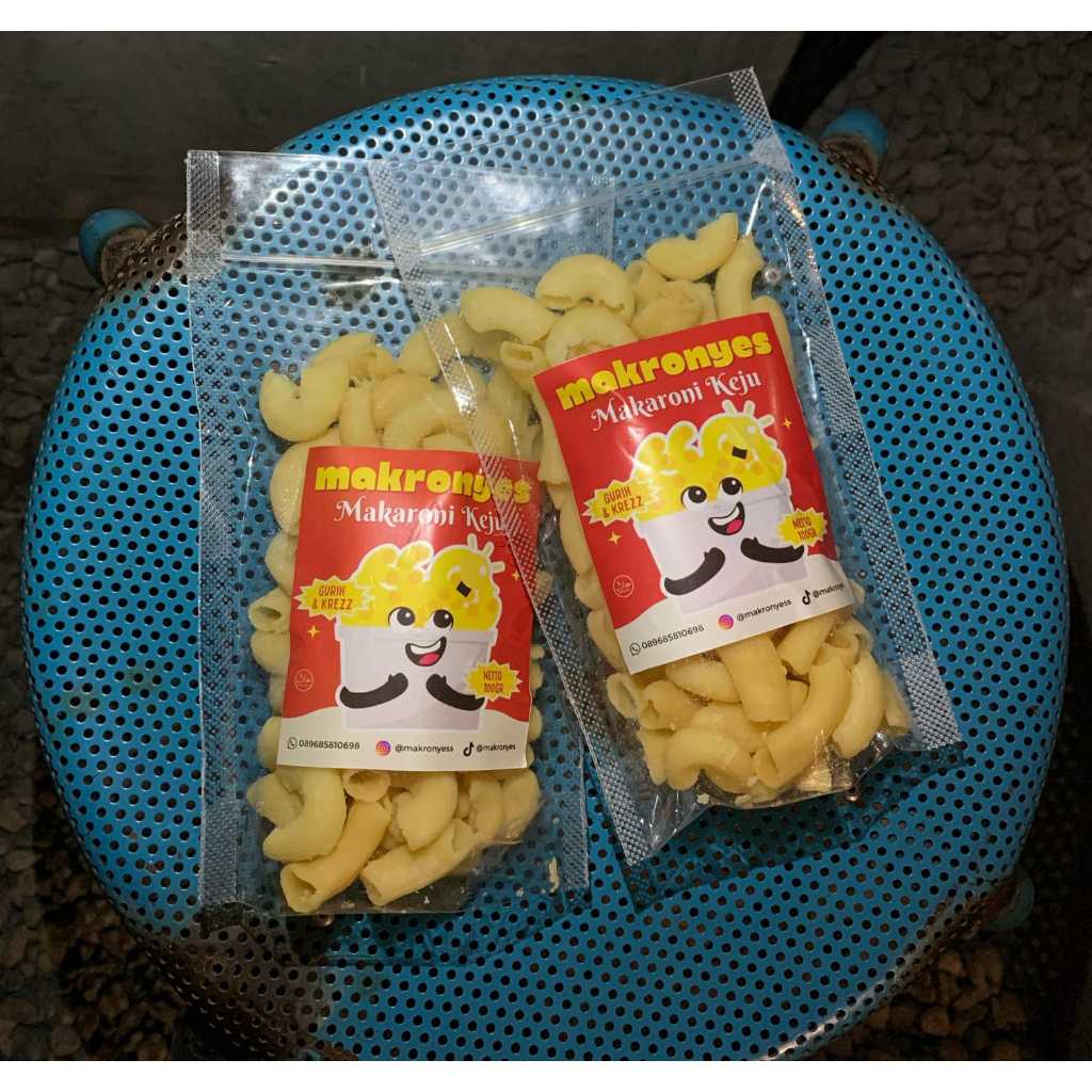

Makronyes, Makaroni keju (Kemasan 100gr)