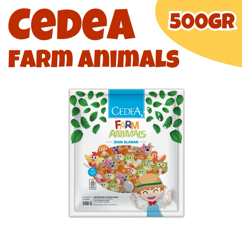 

Cedea Farm Animals 500gr//Olahan Ikan Bentuk Hewan