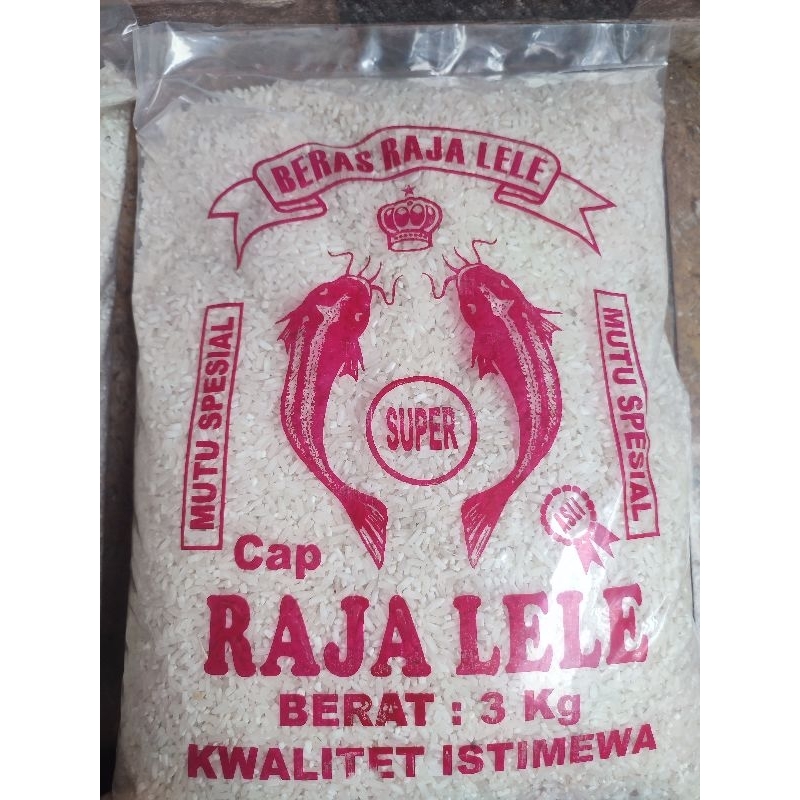 

Beras Raja Lele Premium Super Pulen Wangi 3kg – Beras Organik / Beras Sehat / Bebas Pemutih