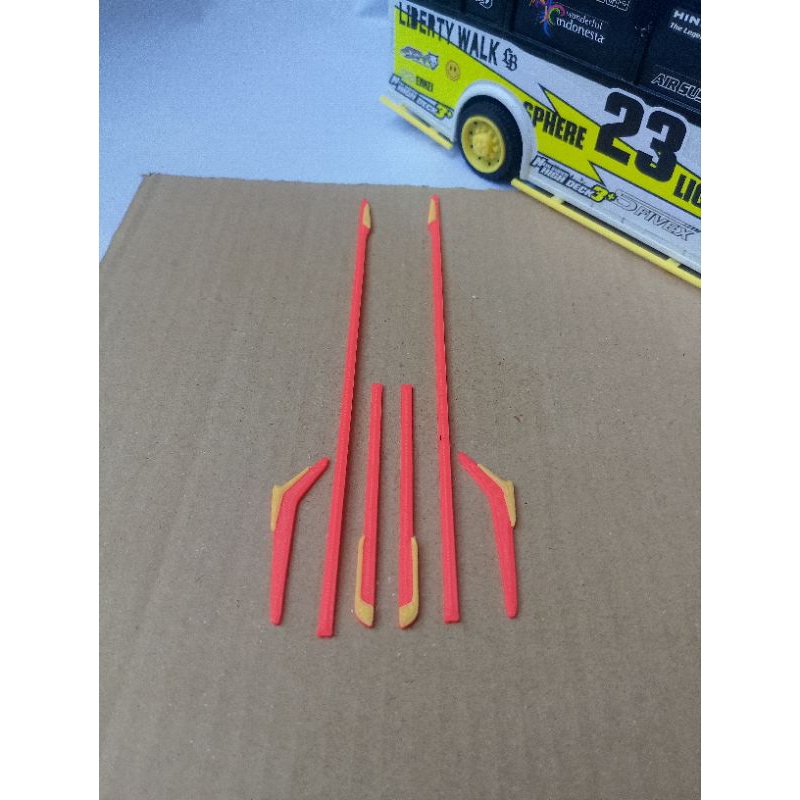 Slendang bus jb5 aksesoris miniatur bus jb5 dan jb3