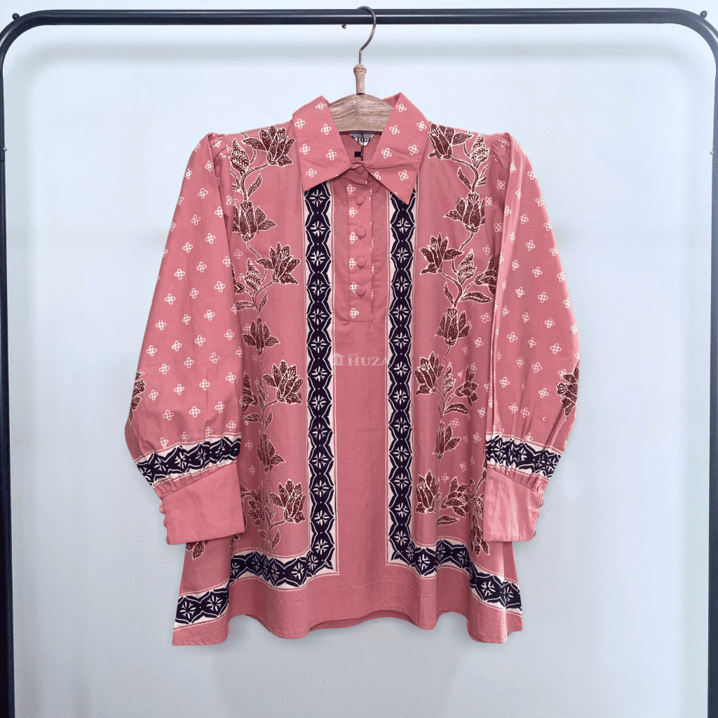 BATIK HUZA - BLOUSE BATIK WANITA BLOUSE GARINI