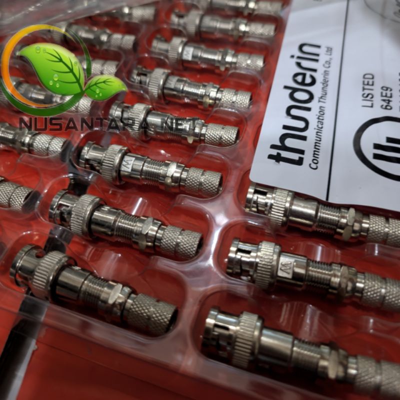 BNC DRAT TAIWAN THUNDERIN Premium Grade A+ Buat Semua CCTV