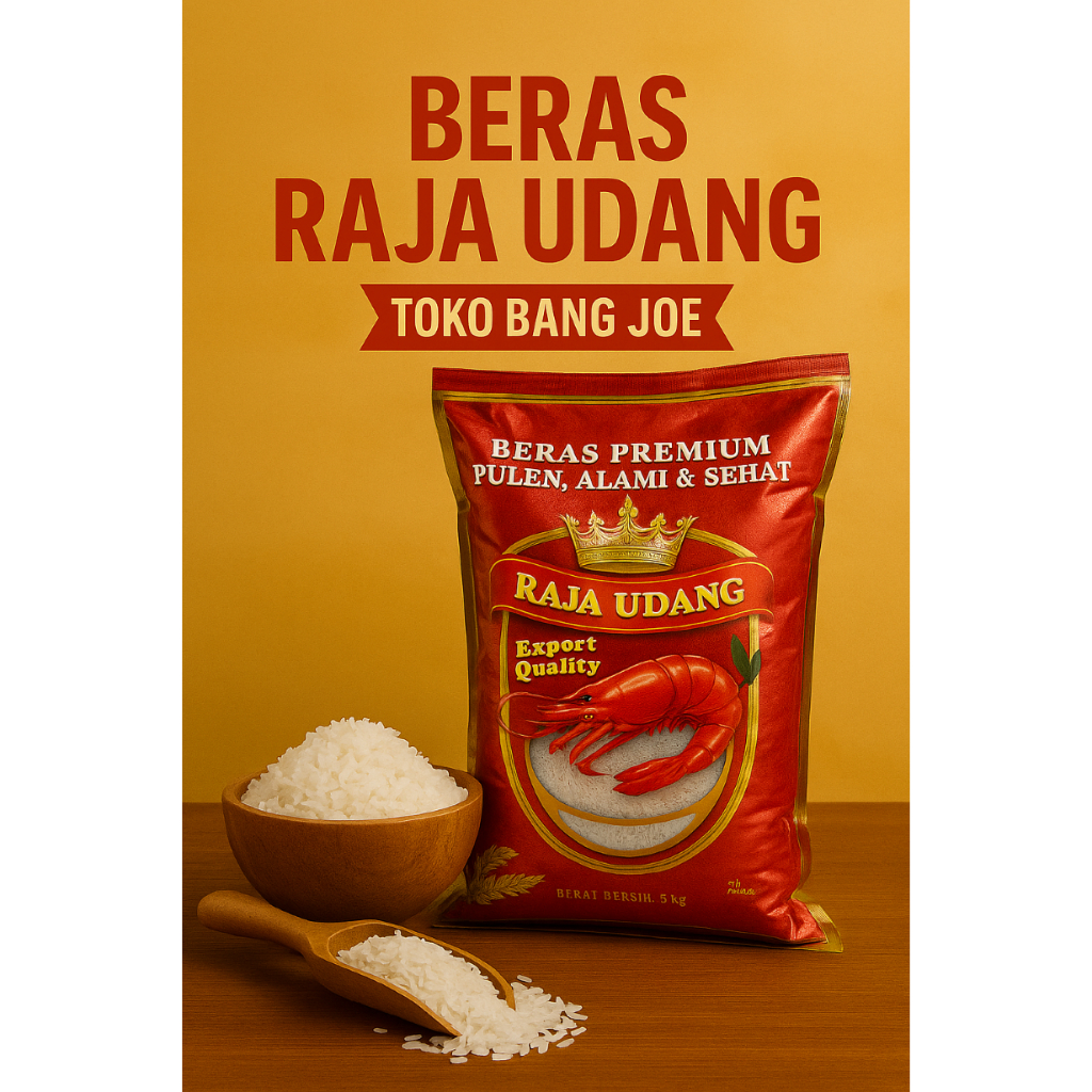 

BERAS RAJA UDANG ( 5 KG) ASLI RAJA UDANG PROMO!!!