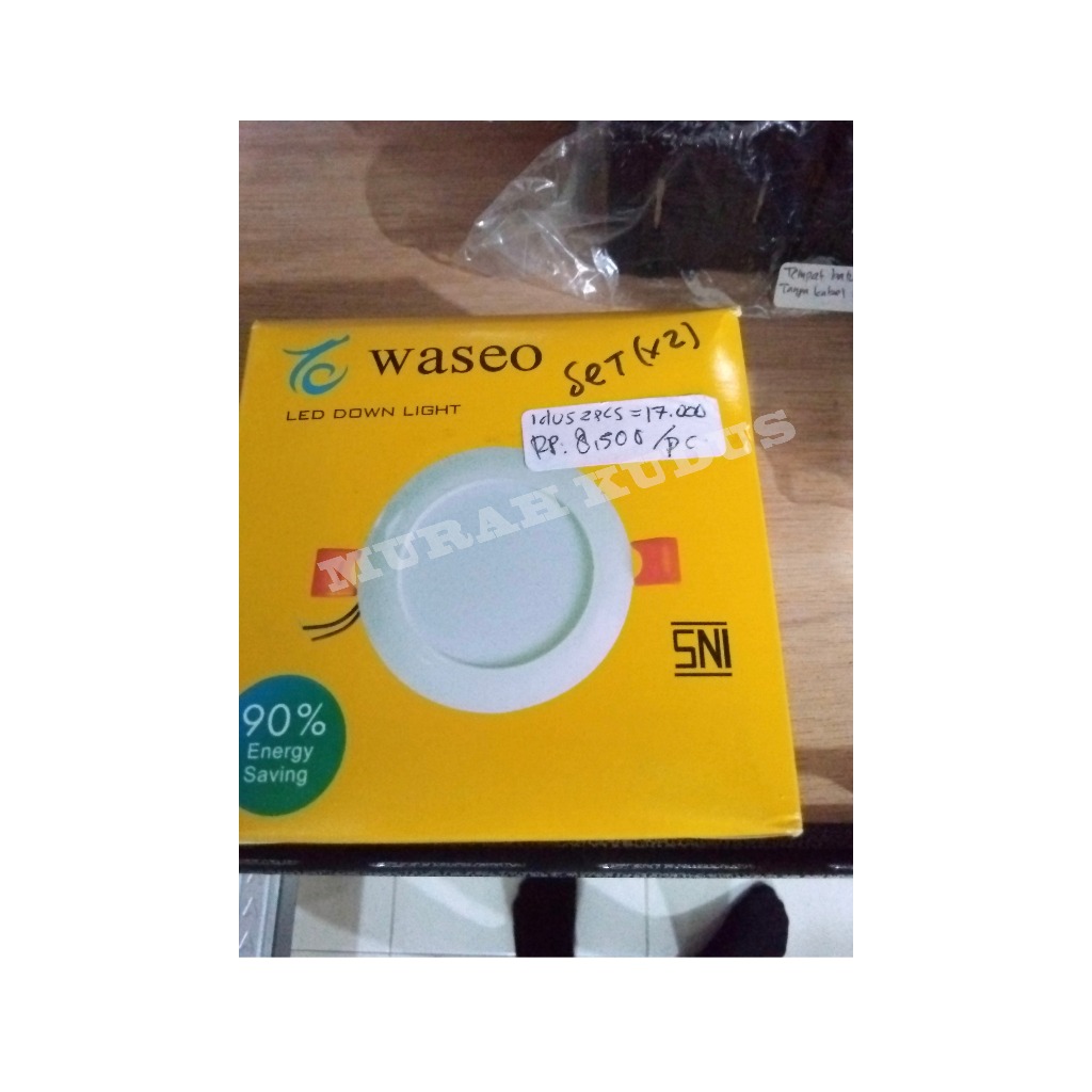 LAMPU DOWN LIGHT LED INBOW BULAT WASEO PUTIH 5WATT