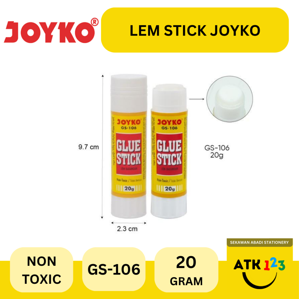 

JOYKO Lem Kertas Stick Merk Joyko GS-106 20 gram