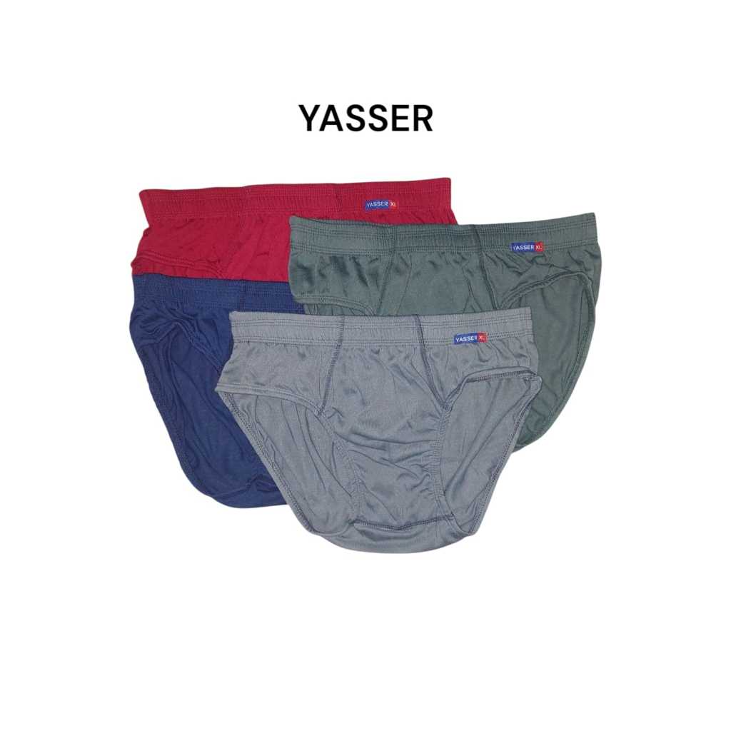 (6 Pcs) Celana Dalam Pria Dewasa Yasser Katun