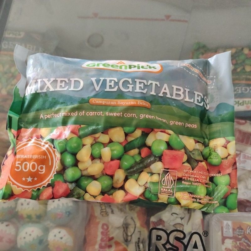 

greenpick mix vegetables 4 way500gr