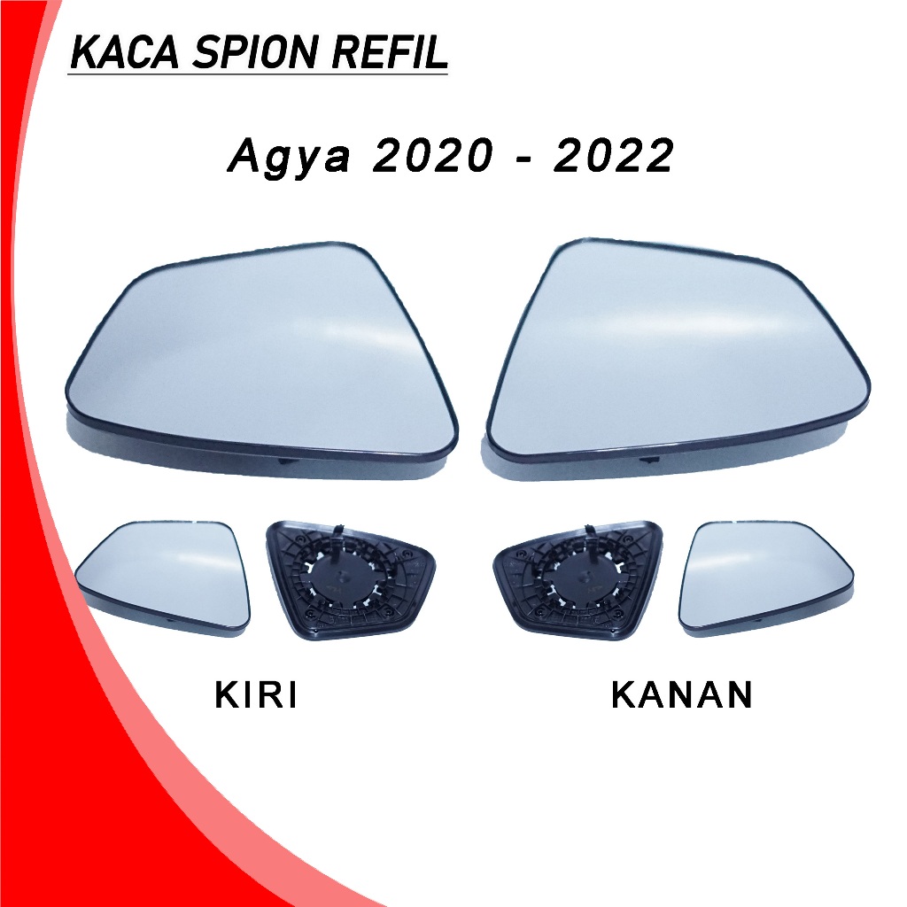 Kaca Spion Mobil Agya 2020-2022 Set Kanan Kiri