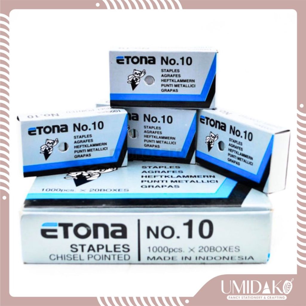 

[UMIDAKO] STAPLES ETONA NO.10 / ISI STAPLES NO.10