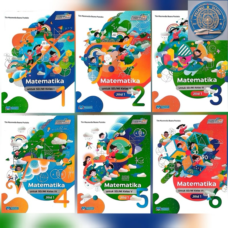 (CP) MASMEDIA MATEMATIKA SD/MI KELAS 1 2 3 4 5 6 KURIKULUM MERDEKA REVISI