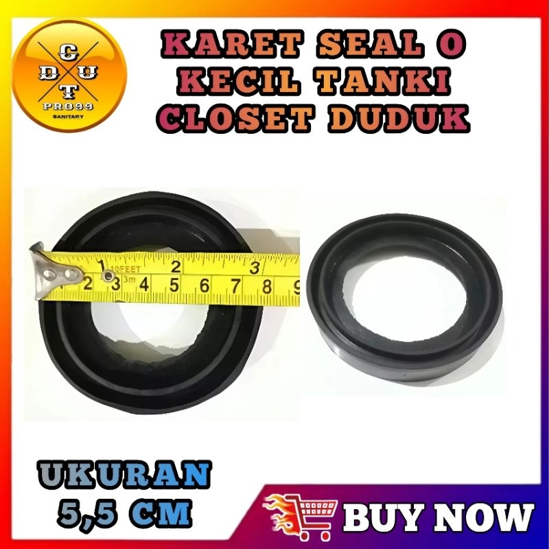 Sparpat Closet Karet Seal Tatakan Bawah Tabung Ukuran 5,5 Cm Bahan Tebal Elastis Lembut Bisa Melar B