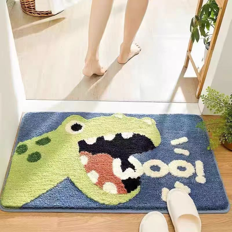 Keset Kaki Premium aesthetic doormat kamar anak dewasa alas lap kaki ruang tamu bulu tebal karakter 