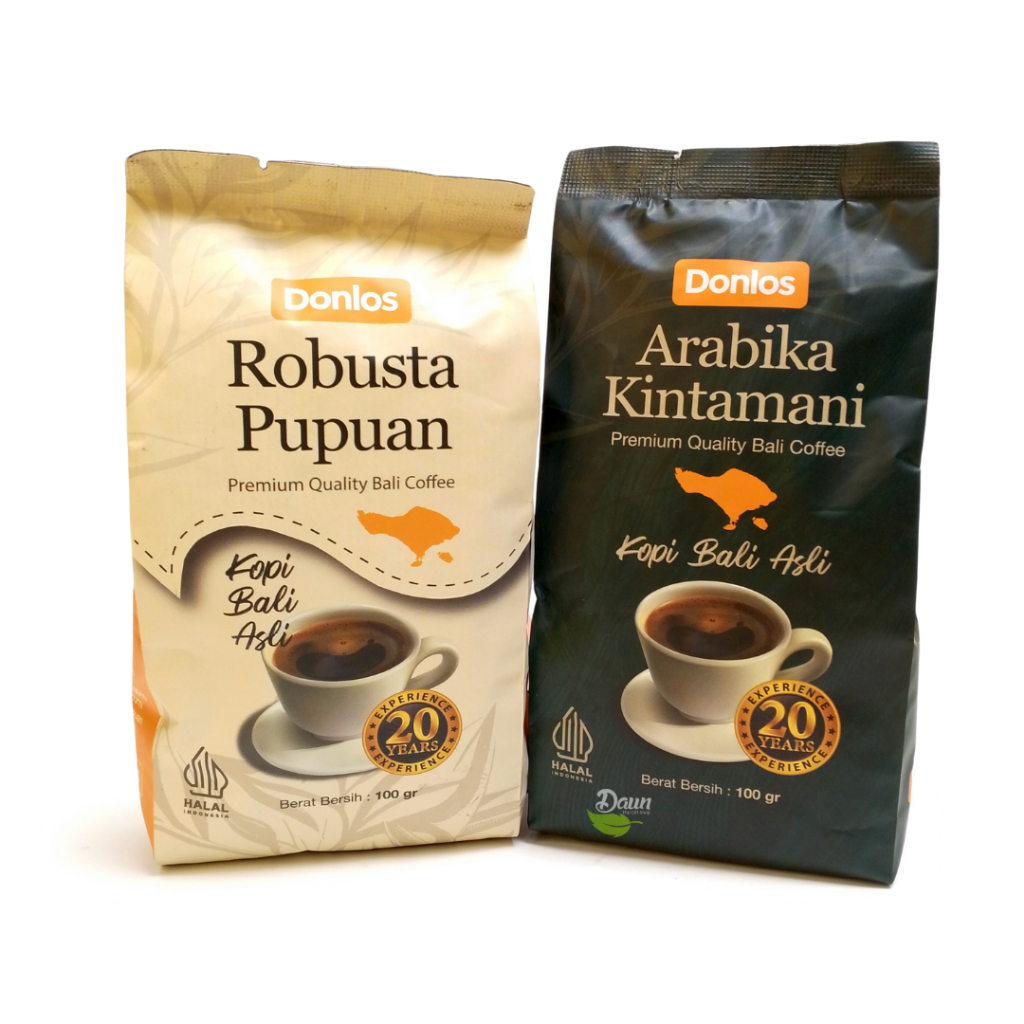 

Kopi Donlos Arabika Kintamani | Robusta Pupuan | Kopi Bubuk | Oleh Oleh Bali