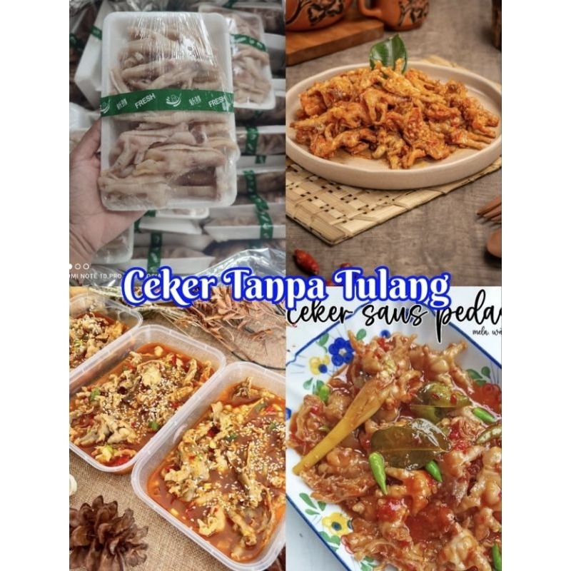 

ceker tanpa tulang