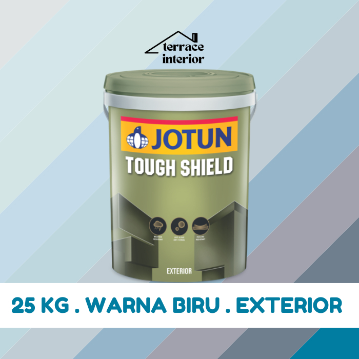 Cat Tembok Tough Shield Jotun warna Biru 25 kg