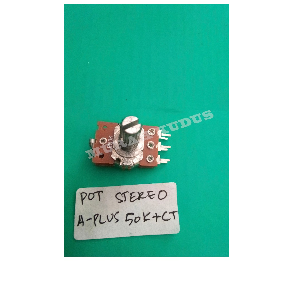 POTENSIO STEREO A-PLUS 50K+CT