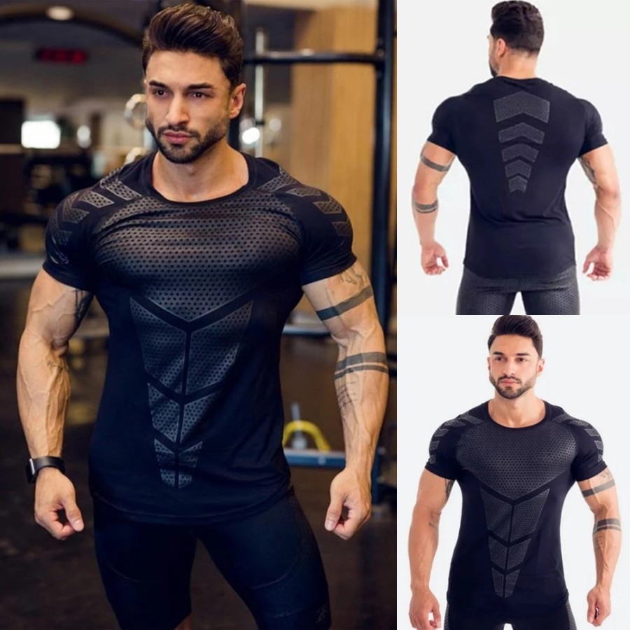 { BISA COD } KAOS GYM PRIA KAOS FITNESS PRIA KAOS OLAHRAGA PRIA PAKAIAN GYM PRIA