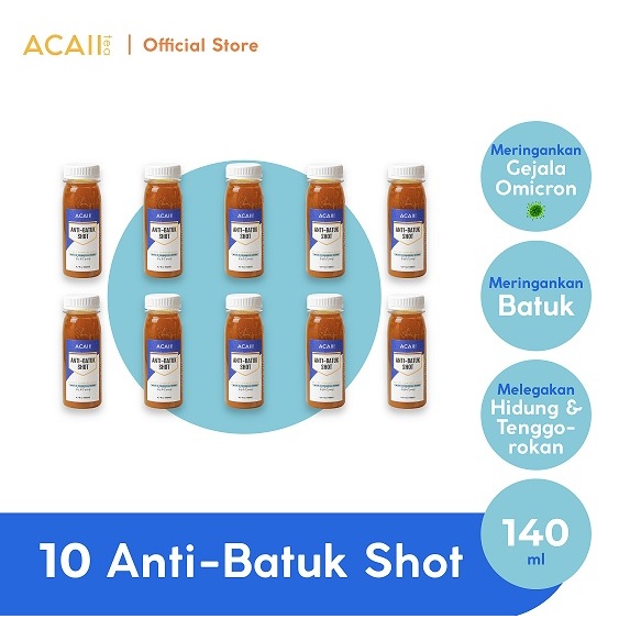 

Acaii Tea Anti-Batuk Shot Pack of 10 (10x140ml)