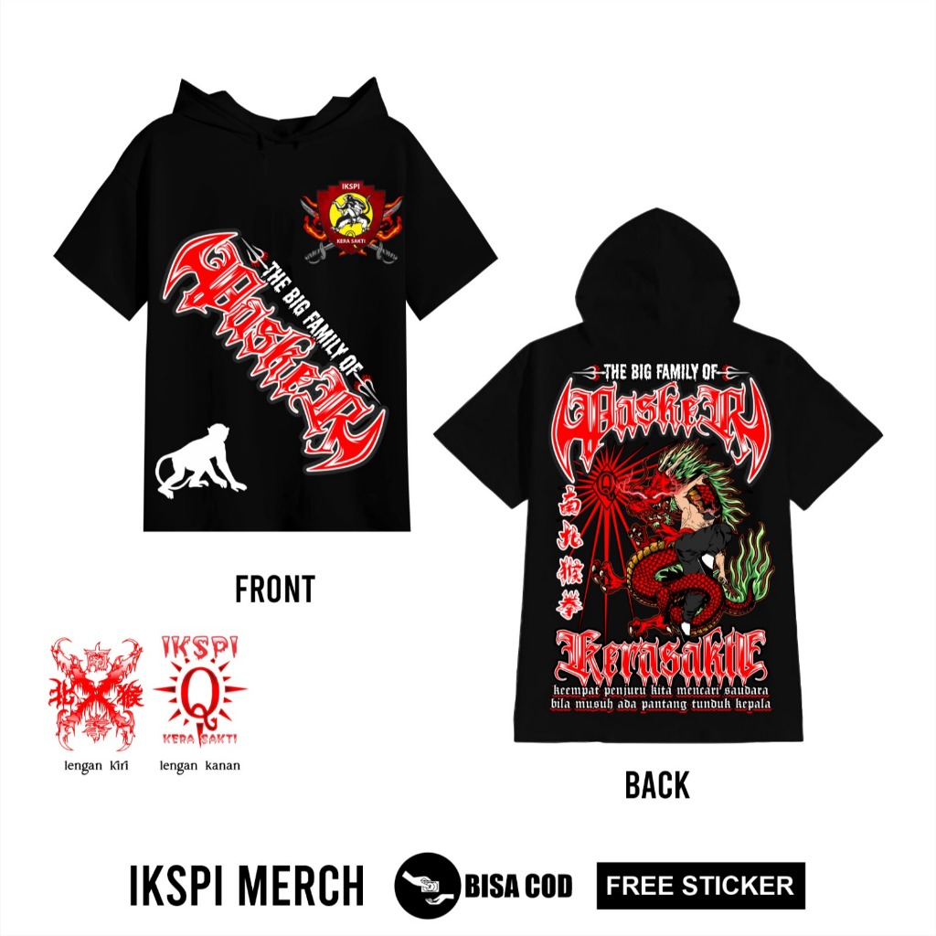 TS Hoodie The Big Family Of Kerasakti By Eighty Cloth