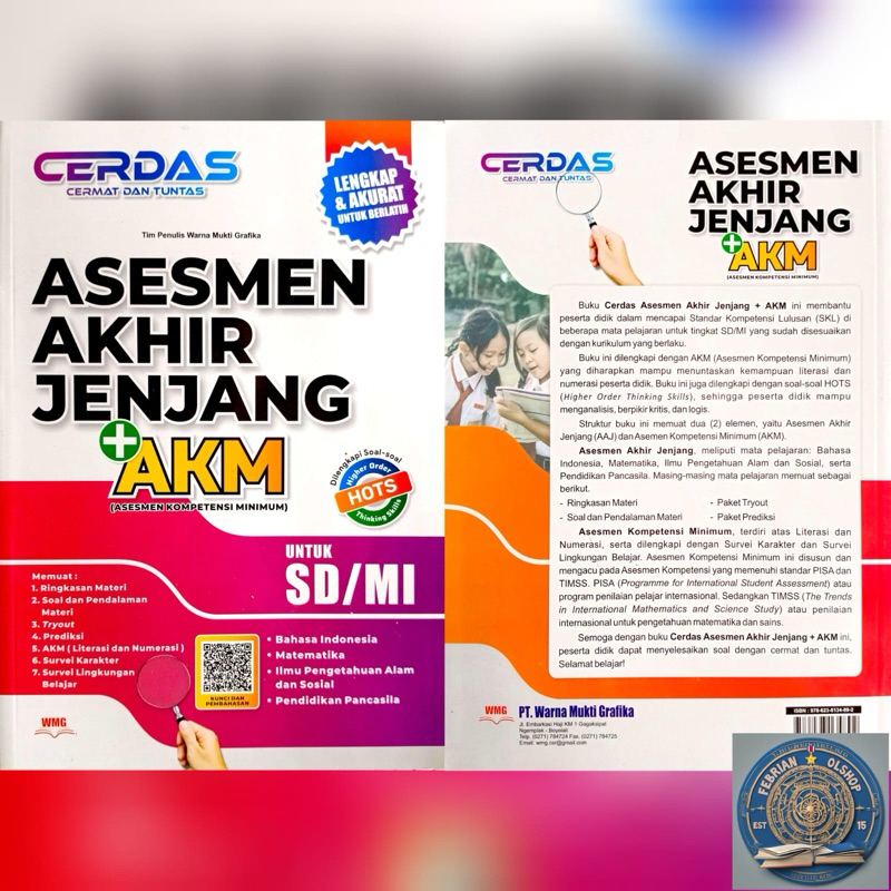 CERDAS ASESMEN AKHIR JANJANG + AKM UNTUK SD/MI WARNA MUKTI GRAFIKA