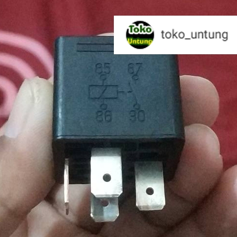 Tyco V23234-B0002-X012 40A4 12V Relay Kaki 4 Untuk  Kipas AC dan Fuel Pump