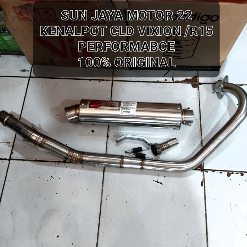 kenalpot cld original 100% vixion/R15 performance