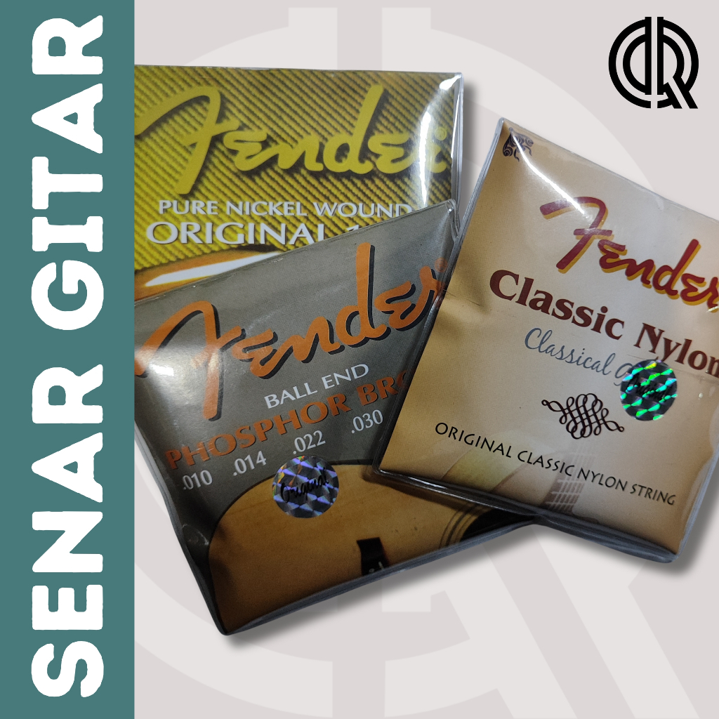 senar gitar akustik, elektrik, klasik nylon 1 set