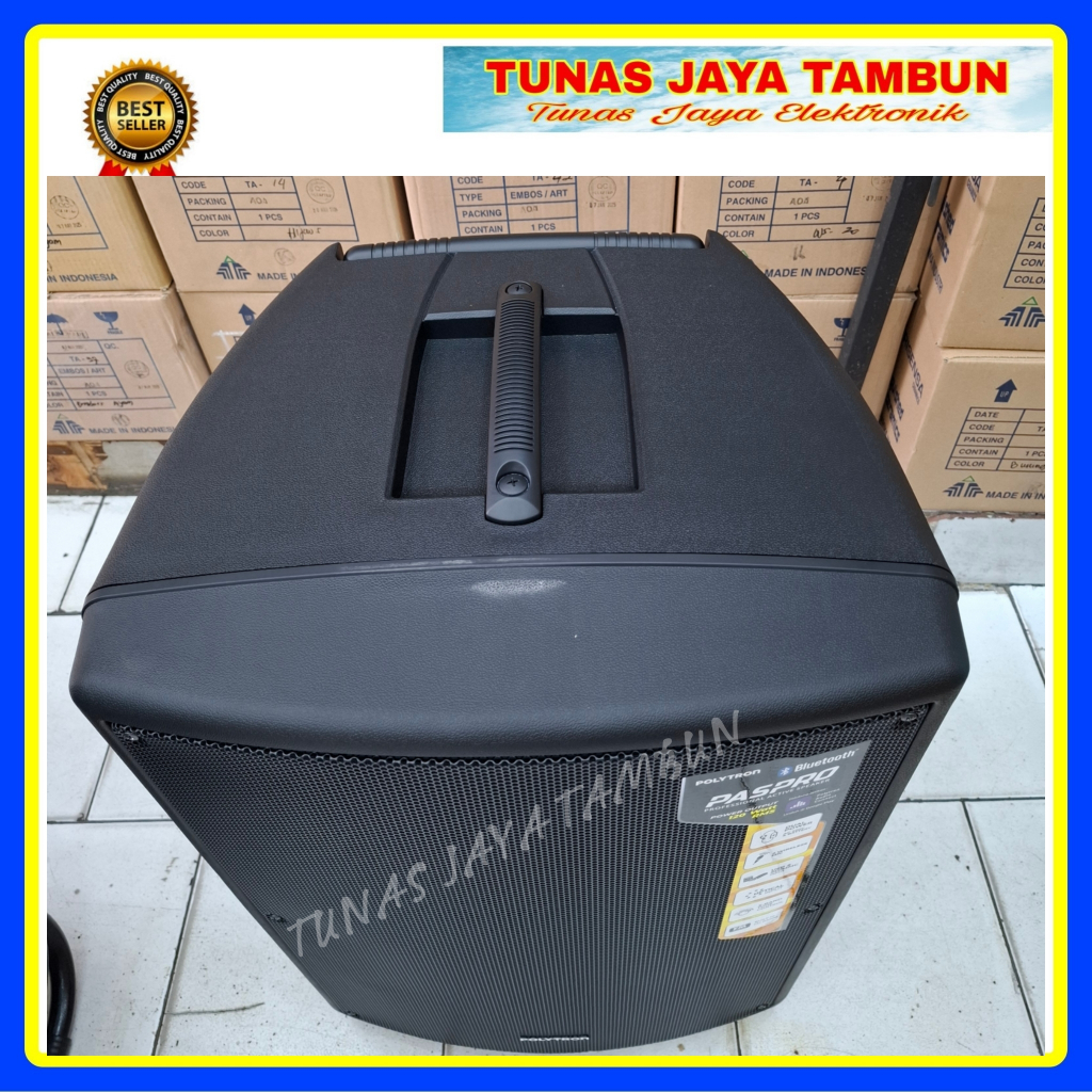 SPEAKER POLYTRON PAS PRO 15F3 KARGO / WIRELESS PORTABLE BLUETOOTH POLYTRON PAS PRO 15F3 CARGO