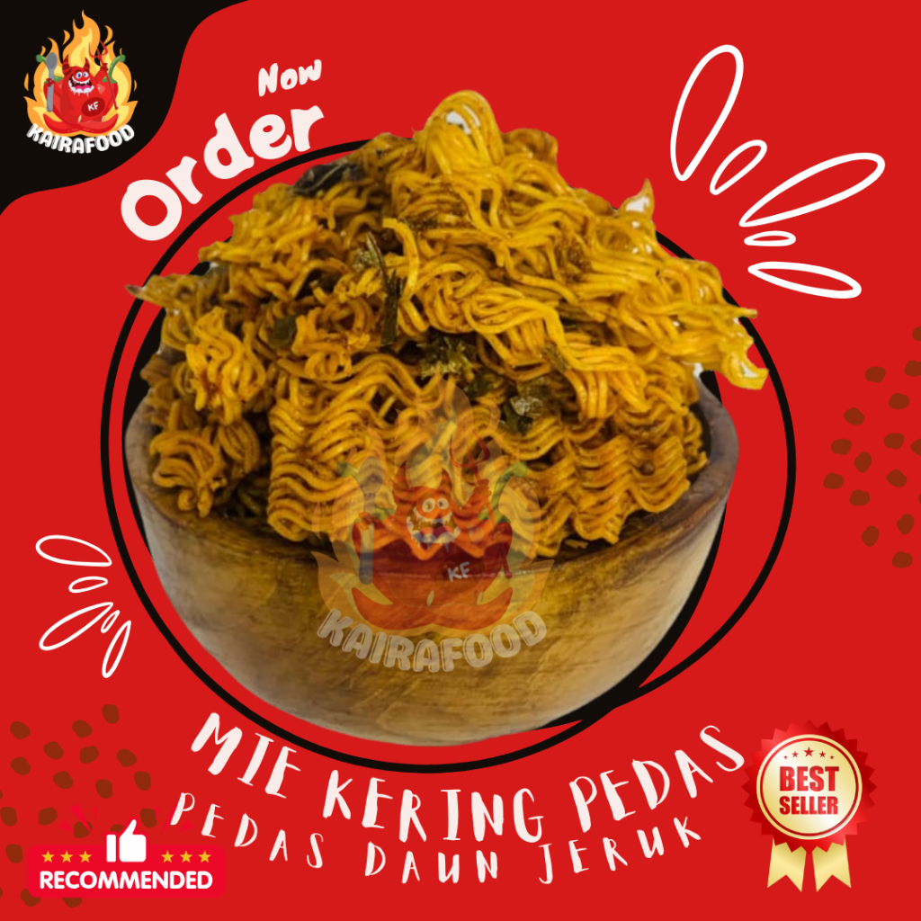 

250 GR MIE KERING PEDAS DAUN JERUK