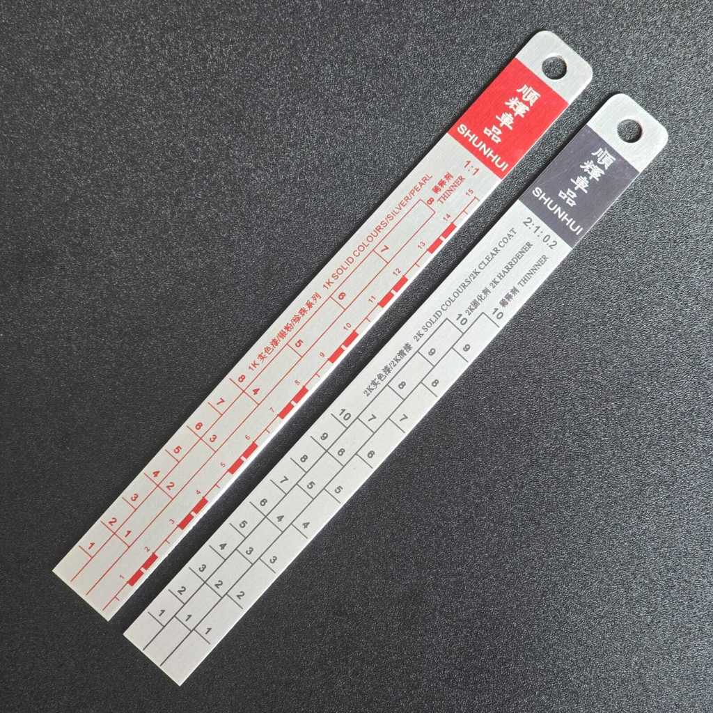 

Baru Penggaris Takar Cat Paint Ruler Mixing Tool