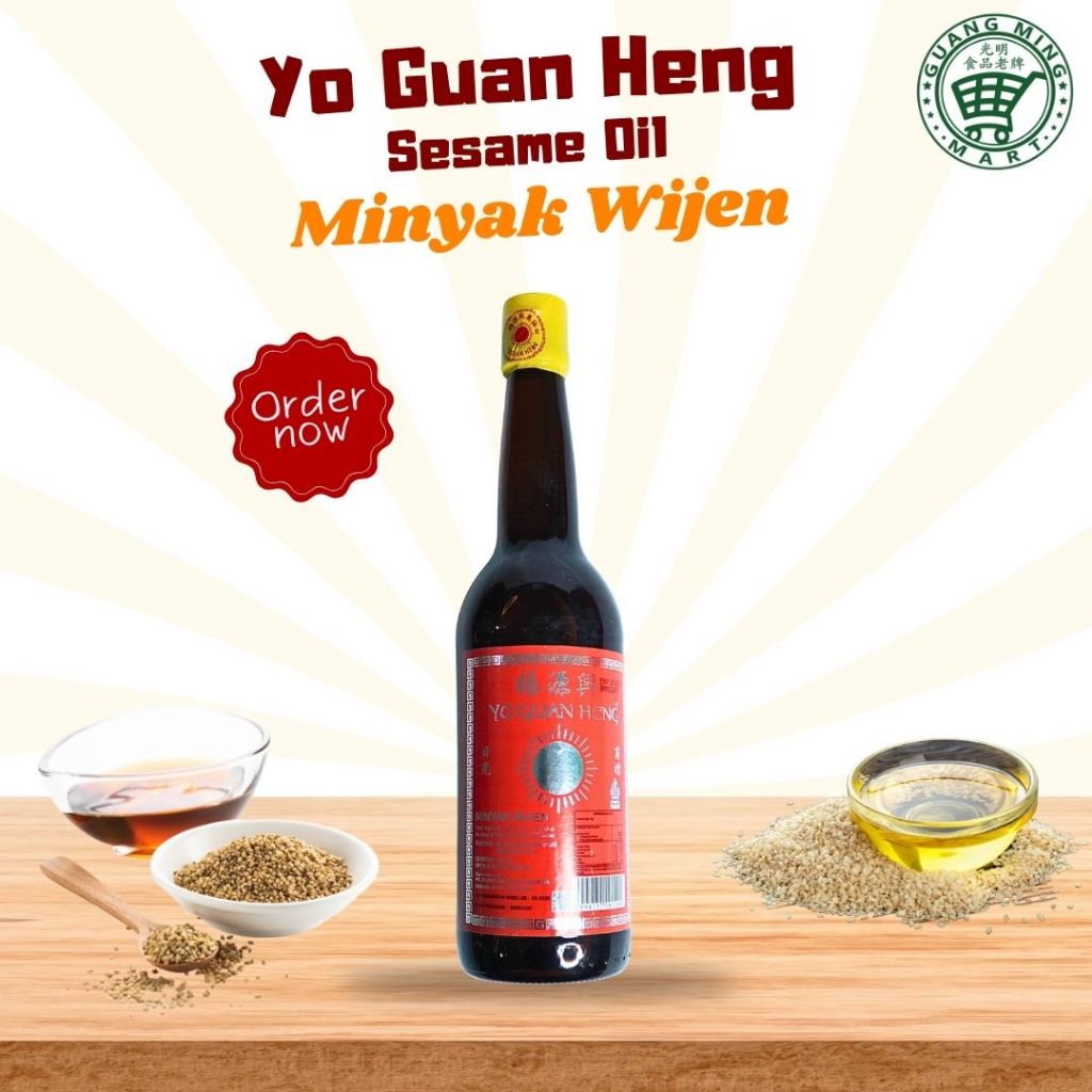 

Minyak Wijen Yo Guan Heng 620ml / Sesame Oil 620ml / Minyak Wijen Berkualitas