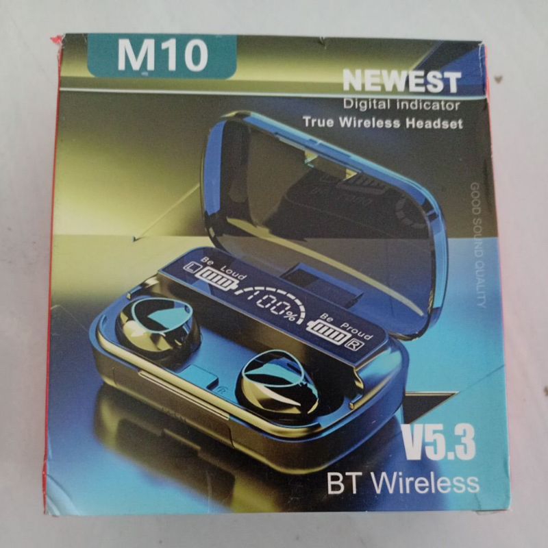 TWS M10 Headset Bluetooth Wireless V5. 3